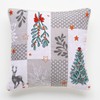 Nitori 2117300016988 Cushion Cover, Gray Winter