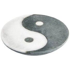 Berk - Inner Worlds Ying Yang Incense Holder Made of Marble