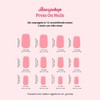 Boozyshop Press On French Nails Black / Pink