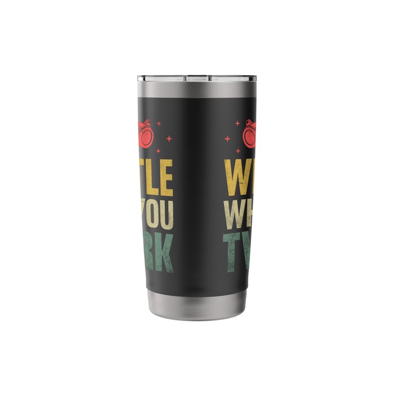 Whistle While You Twerk Referee Game Sports Stainless Steel Insulated