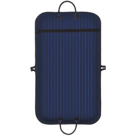 MT's SHOP SH381 Suit Bag, Garment Bag, Handbag, Portable, Bi-folded, Waterproof, Wide Back, Suit Storage, PU Leather Handle, Business, Total Length 39.4 inches (100 cm), Blue