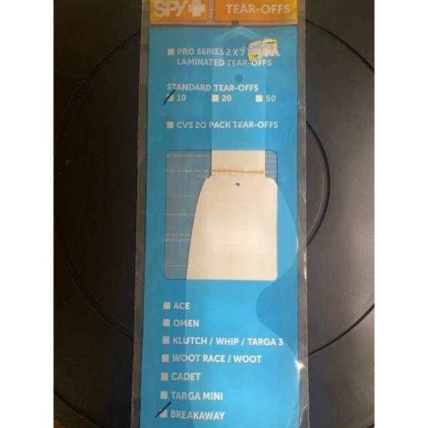 SPY BREAKAWAY TEAR-OFFS 10 PACK