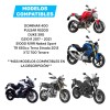 Juego De Balatas Traseras Para Bajaj Pulsar Ns200 Fa208 Mtc