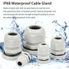 DODUOS 44-Piece Cable Gland Set IP68 Waterproof Closure Cable Screw