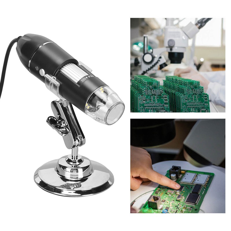 Handheld Digital Microscope 50X to 1600X Magnification USB Type C
