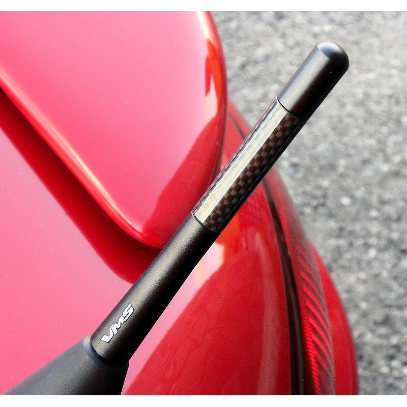 Lancer Evolution 8 Black Carbon Fiber 5" Inch Antenna