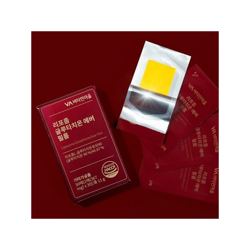 Vitamin Village 비타민마을 순도90 리포좀 글루타치온 에버 필름 6박스 총180매