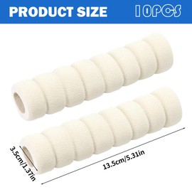 2 StüCk TüRklinkenpuffer, TüRgriff-Schutz, TüRgriff Stopper,Zum Schutz Von WäNden Und MöBeln (Beige) FüR Fixing Door Silikon TüRgriffabdeckung Antistatische