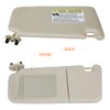 Beige Left Driver Side Sun Visor Without Vanity Light Compatible