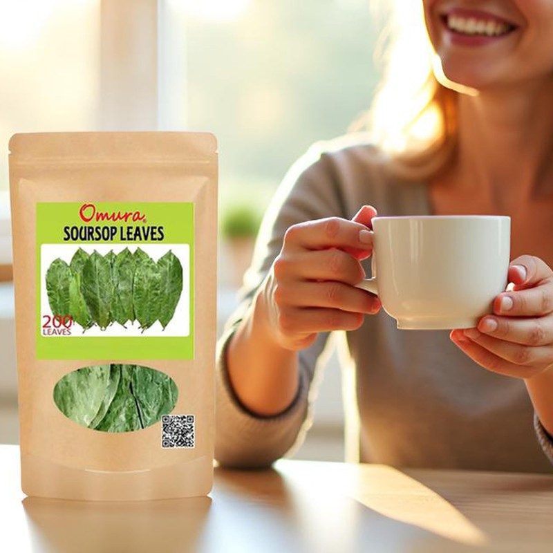 Omura Dried Soursop Leaves - 200 Graviola Soursop Leaf Tea