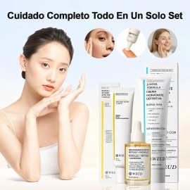 3pc Express Aclara Serum Ojos Hidratante Crema B3 Colágeno Normal Día/noche