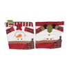 2pcs Christmas Chair Back Cover Decorative Non Woven Fabrics Old