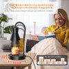 Candle Warmer Lamp, Electric Candle Lamp Timer and Dimmer Candle