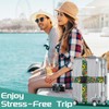 OffiEase Luggage Straps for Suitcases Travel Belt - Baggage Identifiers