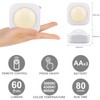 LUXSWAY Puck Lights Battery Operated, Dimmable Closet Lights, Push Lights,