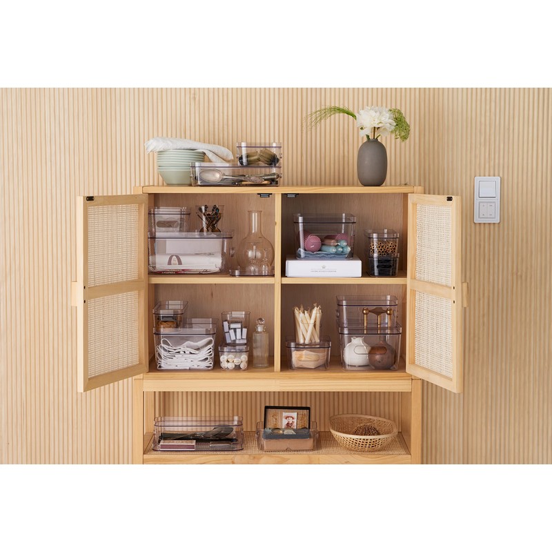 SmartStore 10890 Compact Box Medium White, Stainless Steel, White, One