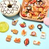 Ipotkitt 60pcs 12 Styles Baking Theme Resin Cabochons Bread Vegetable