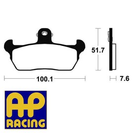 AP Racing brake pad for motorcycle Cagiva 125 K7 1990 Ã 1994 AV New