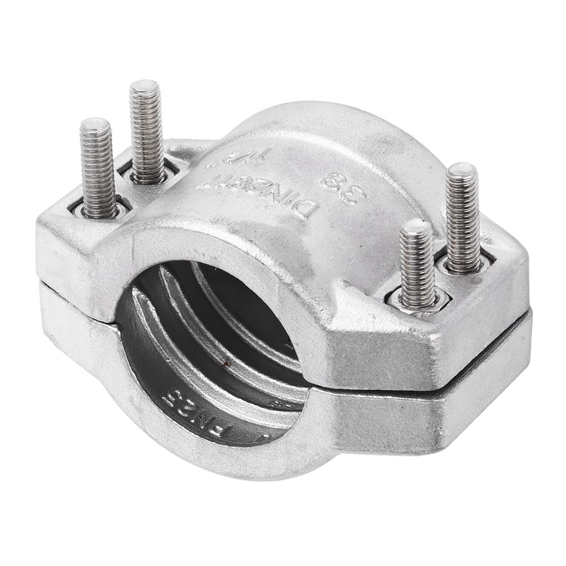 Pipe Hanger Bracket Clamp 304 Stainless Steel 2 Pieces TC