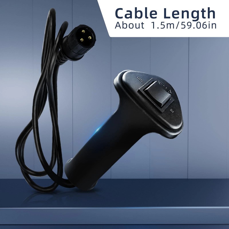 Flylin 3 Prong Winch Remote Controller 12V 1.5M Wired for