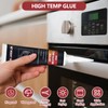 INNOVAYOU 100ml Black Oven Heat Resistant Glue, High Temperature Adhesive