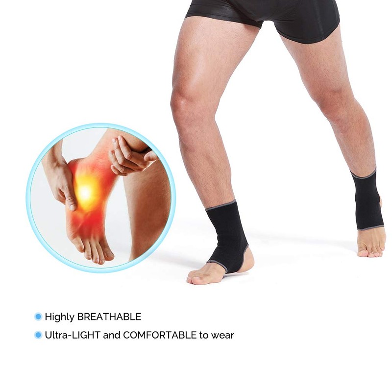 NEOtech Care Ankle Support - Lightweight, Elastic & Breathable Knitted