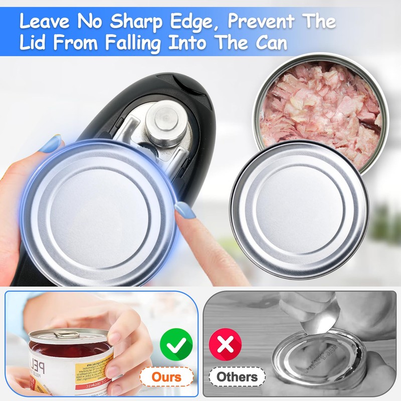 Electric Can Opener, Can Opener Electric Fits All Can Sizes,