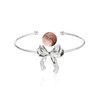 18K Gold Bow Bracelets for Women Silver Plated Ribbon Bow