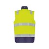 Bilbao Hi-Vis Jacket Yellow/Dark Blue