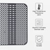 IDOMISMR Kitchen Sink Protector Mat - Protector for Kitchen and