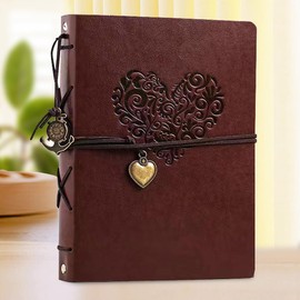 Photo Album Scrapbook with 4x6 120 Pockets and 30 Pages Black Thick Kraft Blank Writing Paper, Textured Leather Cover Pictures Album Memory Book for Family Baby Wedding Anniversary Travel