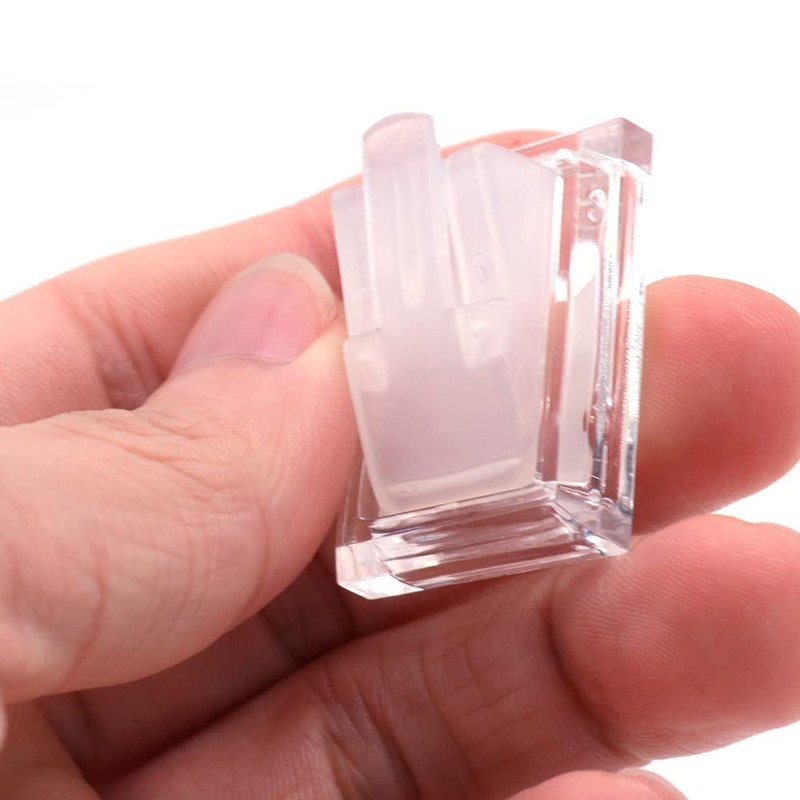 CENPEK Pack of 10 Acrylic Jewellery Ring Display Stand Finger