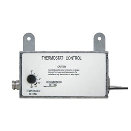 iLIVING ILG-002T Fan Thermostat Control Box, Silver