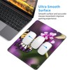 Purple Plum Butterfly Desk Computer Pad-Gaming Computer Mat for Office