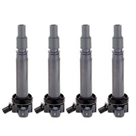 ASAPE 4PCS Ignition Coil Pack UF314 Fit for 2003 2004 2005 2006 for Toyota Matrix 2003 2004 2005 2006 for Pontiac Vibe, Replace OE 610-58574 C1306 90919-02238 89057979 C1419 5C1295