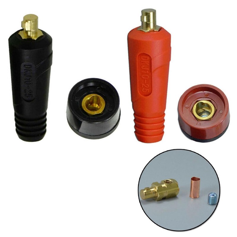 TIG Welding Cable Panel Connector Socket Set Style DKJ10-25 &