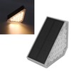 2 Set Solar Step Lights Triangle Solar Stair Light IP68
