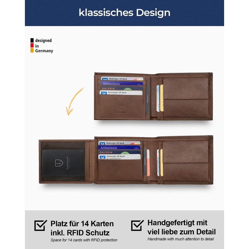Lederhand iClassy Landscape, dark brown, Classic