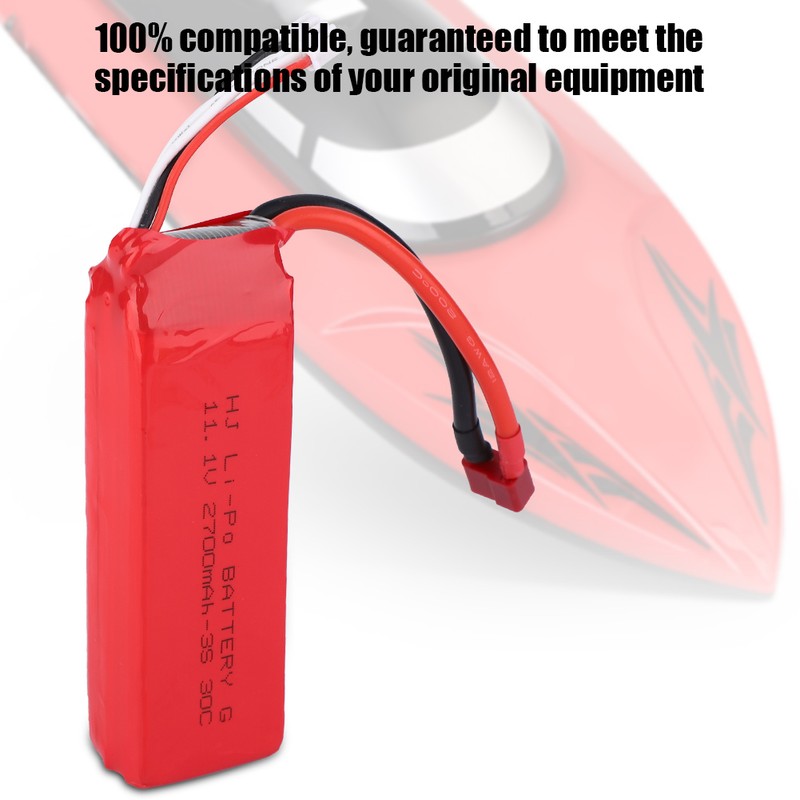 Remote Control Boats Toy Quadcopte 11.1V 2700mAh Lithium Battery Fit
