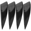 yaogohua Surfing Watershed Fin, 4 Piece Surfboard Fins Set, Plastic