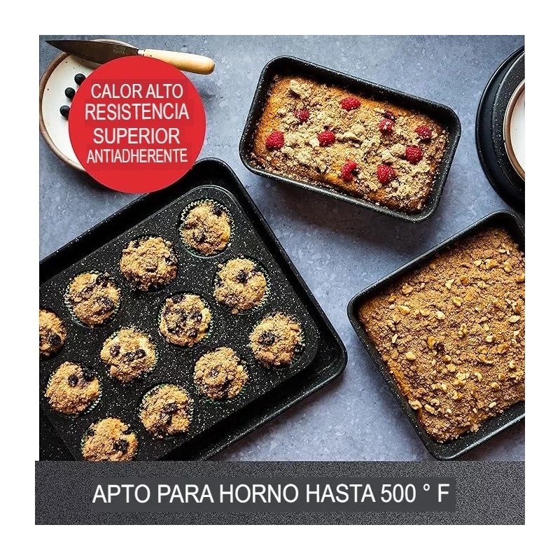 Granitestone 5 Moldes Charolas Para Honear Antiadherentes Granite Store