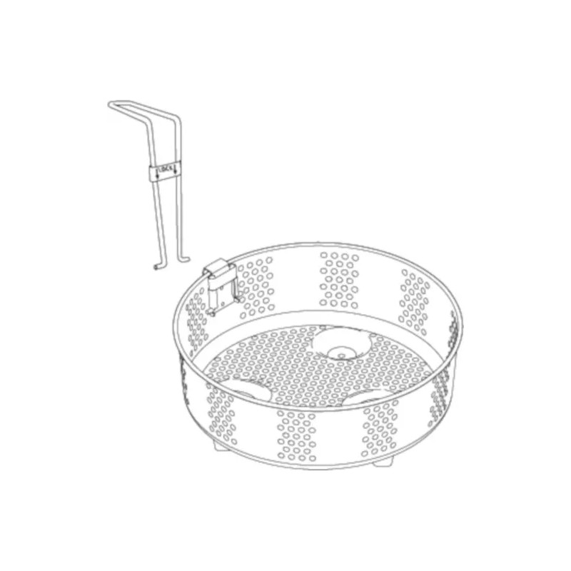 Presto Large Fryer Basket for Pots & Pans + Foldable