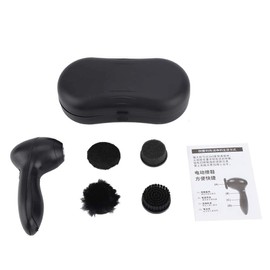 Electric Shoe Polisher Machine Portable Brushes Shoe Shine Kit for Leather Bags Belt Car Seat Maintenance