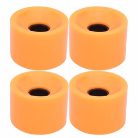 4PCS/Set Skateboard High Elastic Colorful PU Wheel Accessory for Most SkateboardsOrange