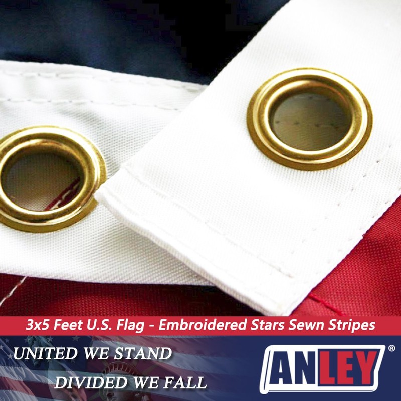 ANLEY EverStrong Series American Flag 3x5 Foot Heavy Duty -