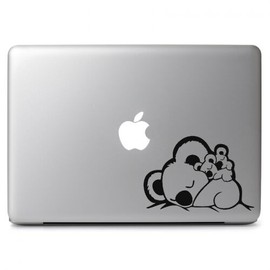 Polkaduck Cute Sleeping Koala for Macbook Laptop Car Window SUV Wall Vinyl Decal Sticker