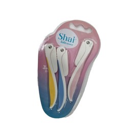 Ownerclan Shy Safe Eyebrow Razor Skin Protection Foldable Eyebrow Blade Shaving Easy Storage Convenience Safety Home Use / 오너클랜 샤이 세이프 눈섭면도기 피부보호 접이식 눈썹칼 면도 보관용이 편리성 안전성 가정용