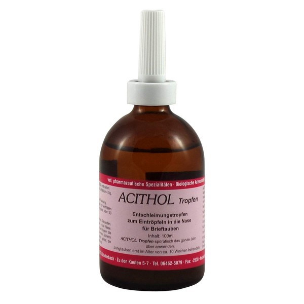 Hesanol Acithol Degumming Drops for Pigeons and Birds (100 ml)