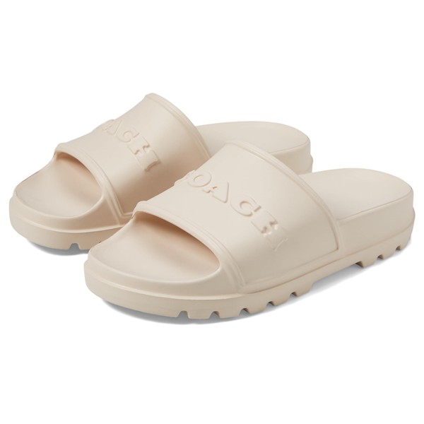 Coach Women's Jesse Slide Platform, Ivory, 5
