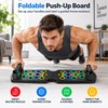 Foldable Push-Up Board Set for Strength Training – Handle System